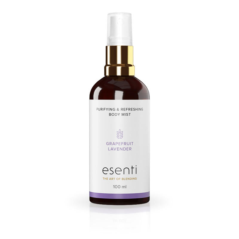 esenti: grape fruit + lavender body mist